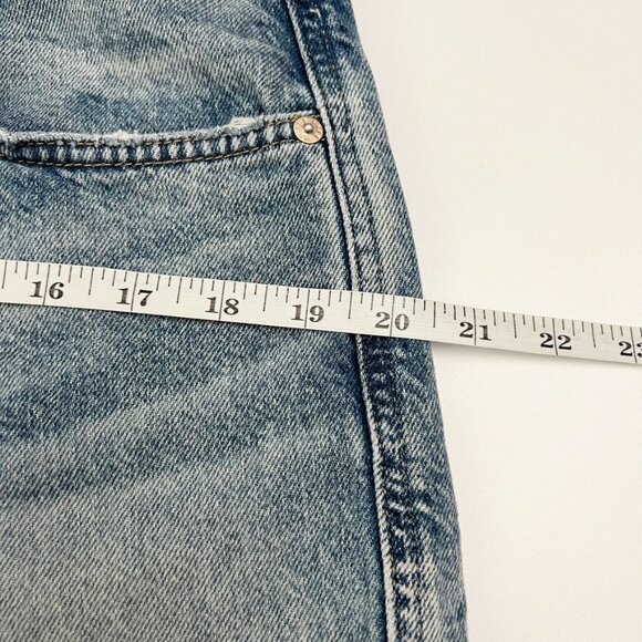 Free People We The Free High Rise Shorts Women's Size 31 Button Fly Frayed Hem - Picture 9 of 14